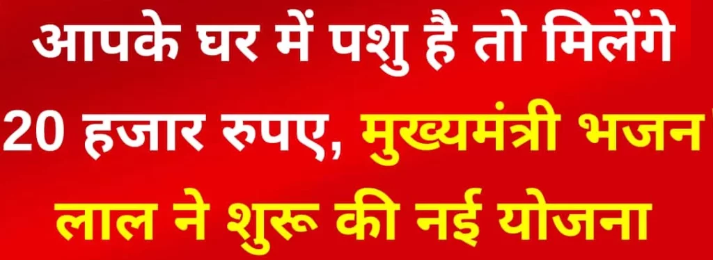 मुख्यमंत्री मंगल पशु बीमा योजना