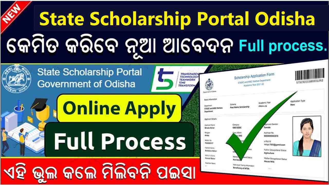 State Scholarship Portal Odisha