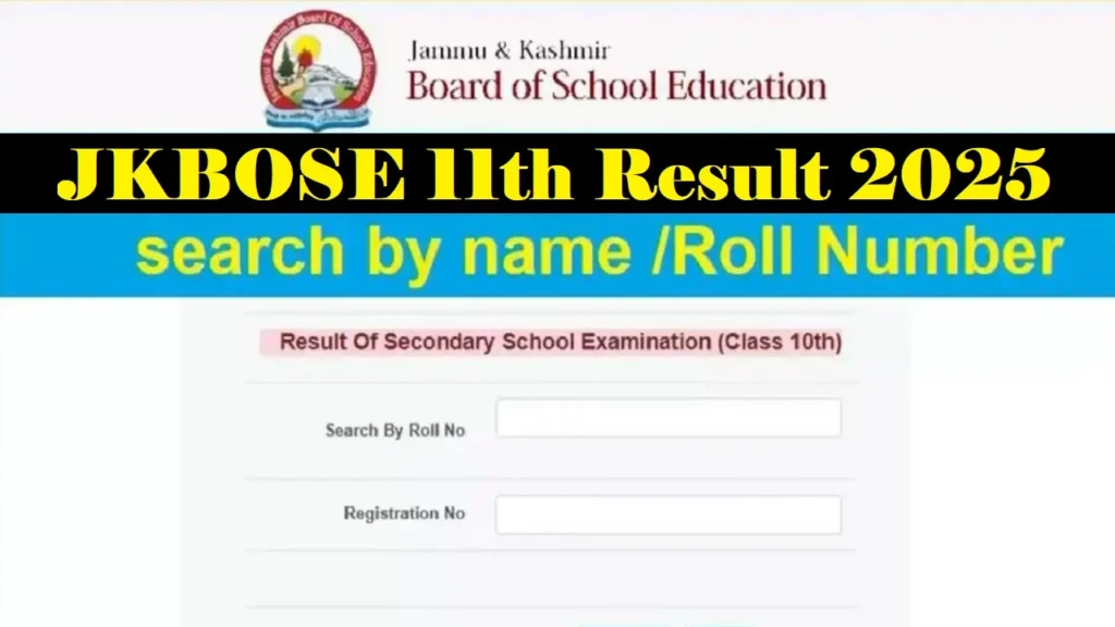JKBOSE 11th Result 2025
